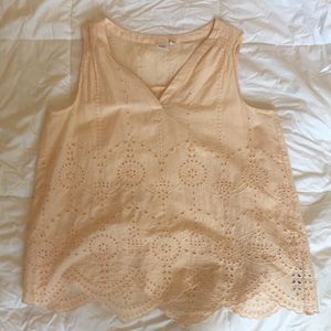 Pink GAP Eyelet Blouse